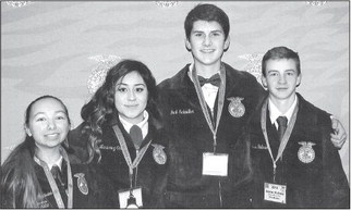 Abby FFA sends four members to Indianapolis for convention