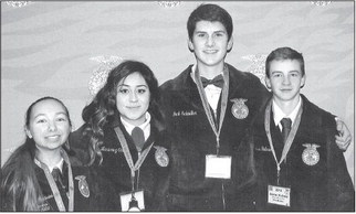 Abby FFA sends four members to Indianapolis for convention Abby FFA sends four members to Indianapolis for convention