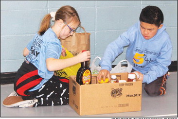 Annual Spencer food drive teaches kids to be thankful