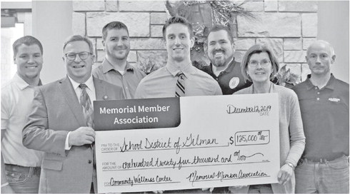 Memorial Member Association contributes to the  Gilman Community Health & Wellness Center