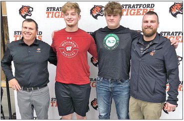 Stratford linemen sign college letters