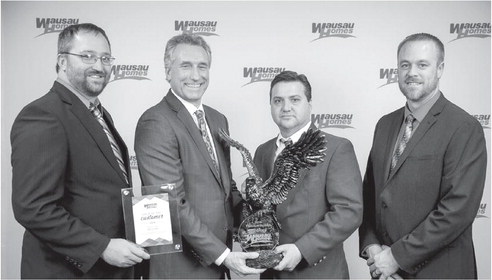 Wausau Homes Medford awarded for builder excellence