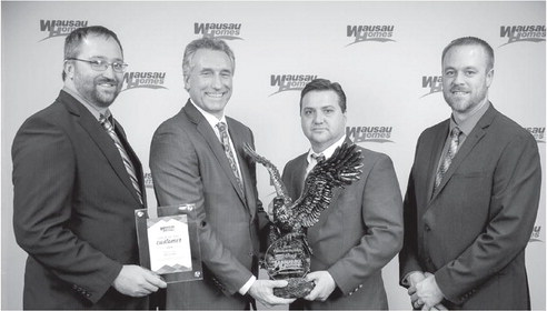 Wausau Homes Medford awarded for builder excellence Wausau Homes Medford awarded for builder excellence