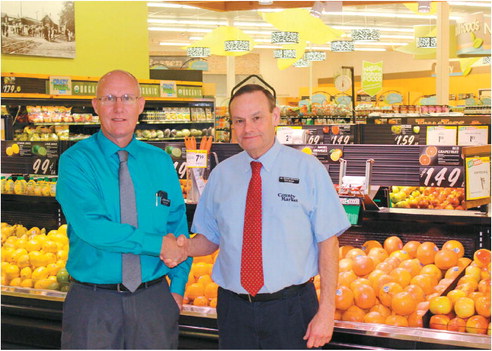 Changing of the guard at County Market