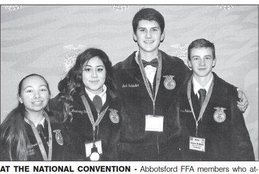 Abby FFA sends four to national convention