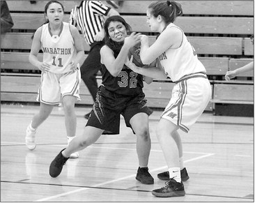 Abby earning courtside education