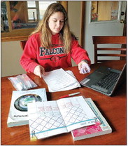 Area students, teachers adapt to online learning