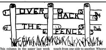 This column in the paper …. This column in the paper ….
