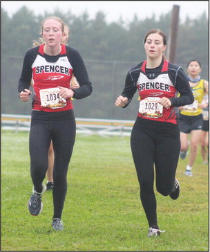 L-G and Spencer runners see each other at two meets