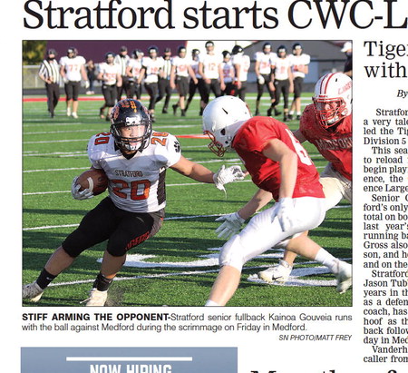 Stratford starts CWC-Large play Friday Stratford starts CWC-Large play Friday
