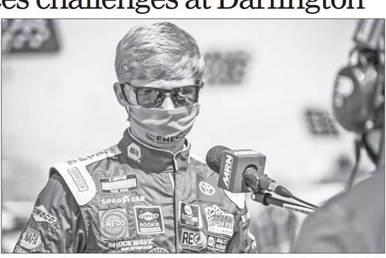 Kraus faces challenges at Darlington Kraus faces challenges at Darlington
