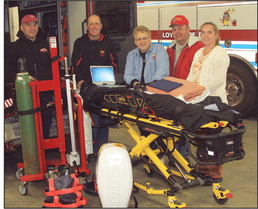 Anonymous $60,000 gift helps  upgrade Loyal ambulance