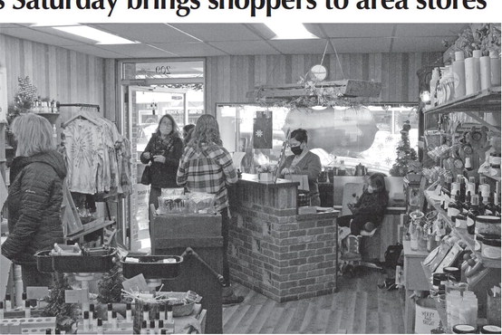 Small business Saturday brings shoppers to area stores Small business Saturday brings shoppers to area stores