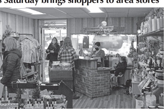 Small business Saturday brings shoppers to area stores