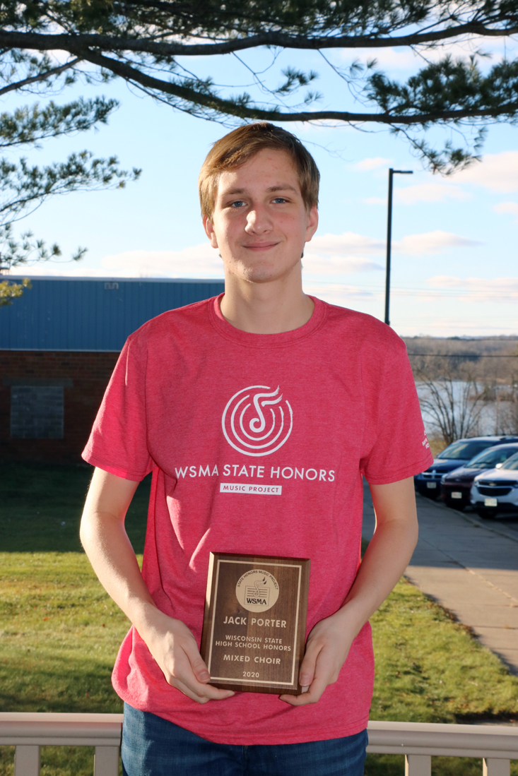 Porter lends voice virtually to State Honors Mixed Choir