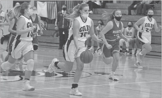 Colby tops Marathon, muzzled by Greyhounds