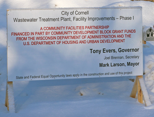 Cornell City Council; Delays not expected to hamper wastewater plant project