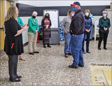 Abby schools talk dome, pool