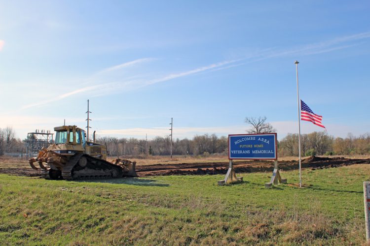 Construction preparation starts at veterans memorial