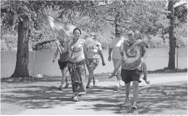 Pride Stride event draws 40 walkers