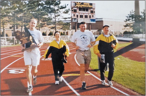 Lenard takes his place in Track Coaches Hall of Fame