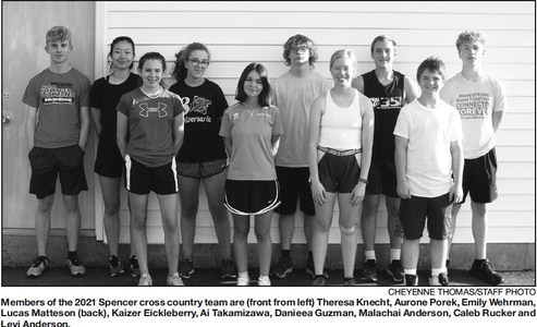 Numbers on the low side for Spencer cross country this fall