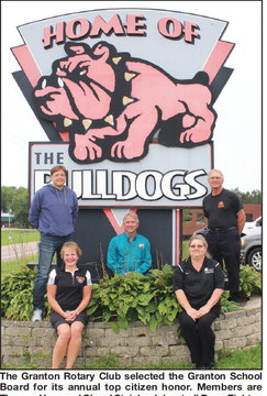 School Board gets Granton citizen honor