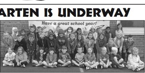 Kindergarten is underway