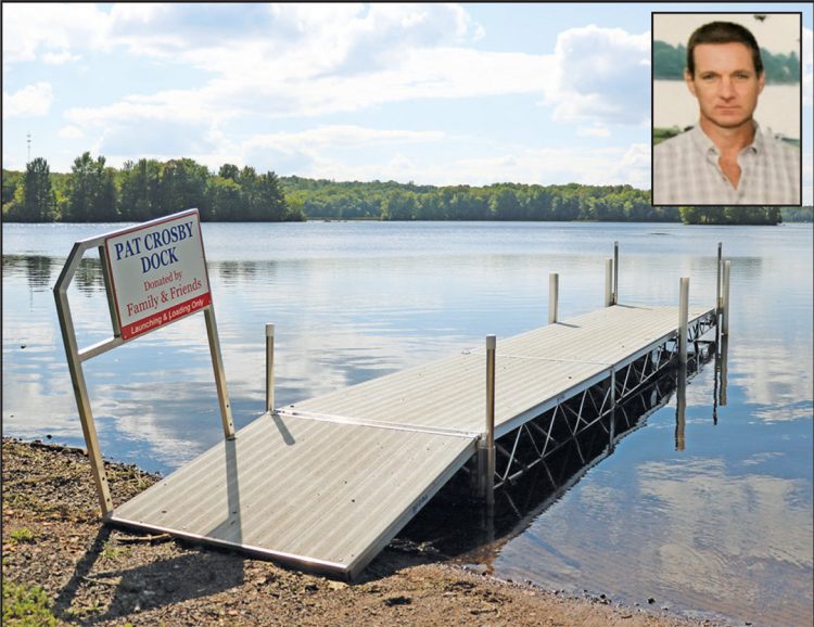 Boat landing dock is a way to memorialize Pat Crosby Boat landing dock is a way to memorialize Pat Crosby