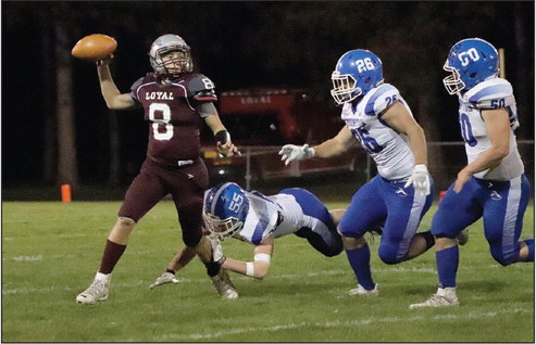 Assumption quarterback gashes Loyal defense for four scores Assumption quarterback gashes Loyal defense for four scores