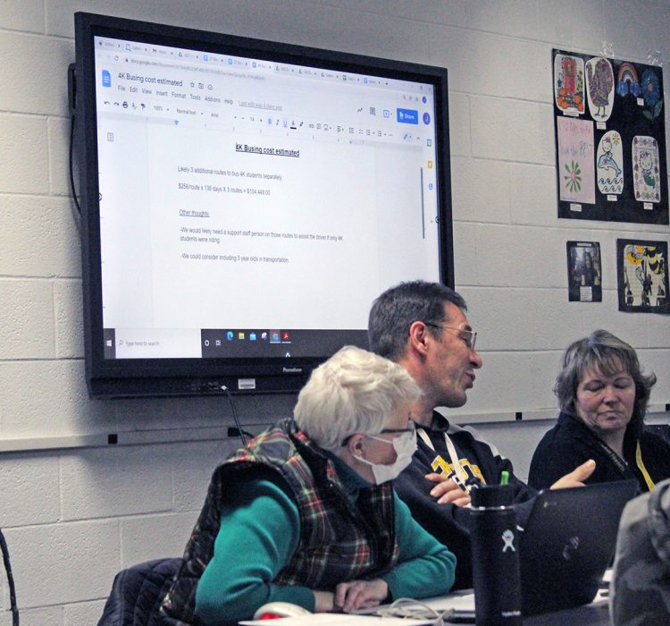 Cadott School Board; Would separate busing for 4K benefit the district?