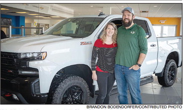 Owen man wins new Chevy truck Owen man wins new Chevy truck