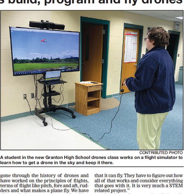 New class lets Granton students build, program and fly drones New class lets Granton students build, program and fly drones