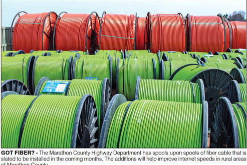 Marathon County fiber project begins Marathon County fiber project begins