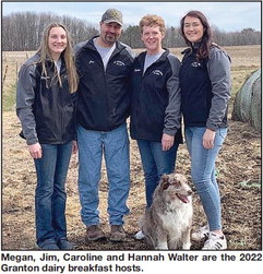 Walters family hosting Granton FFA Alumni on-farm breakfast Walters family hosting Granton FFA Alumni on-farm breakfast