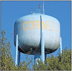 Water tower colors chosen to reflect the community Water tower colors chosen to reflect the community
