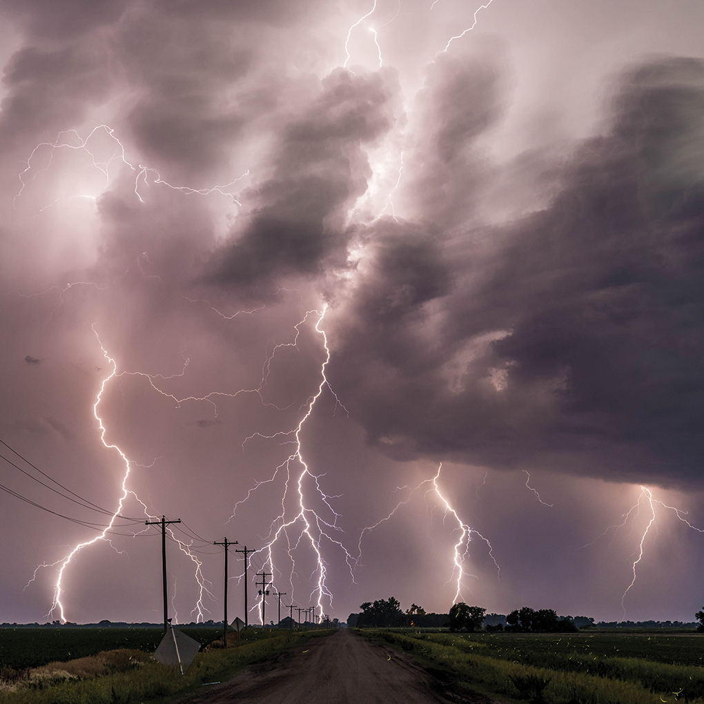 Be lightning aware when in the outdoors