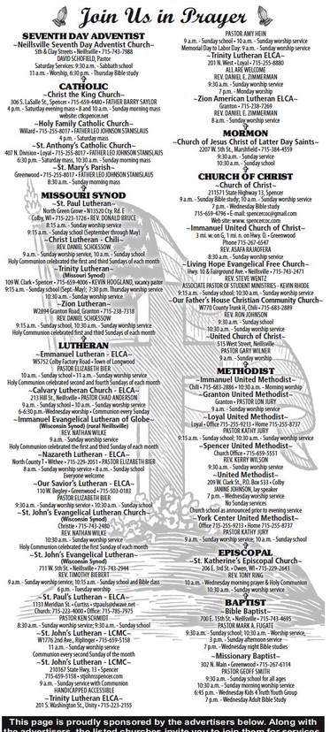 Join Us in Prayer Join Us in Prayer