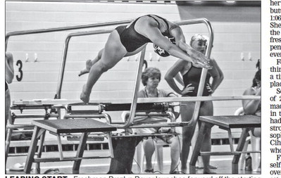 Colby/Abby swim host pentathlon Colby/Abby swim host pentathlon