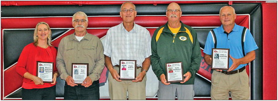 Five inducted into athletics HOF
