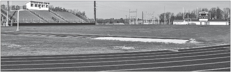 Stratford track, football field is done
