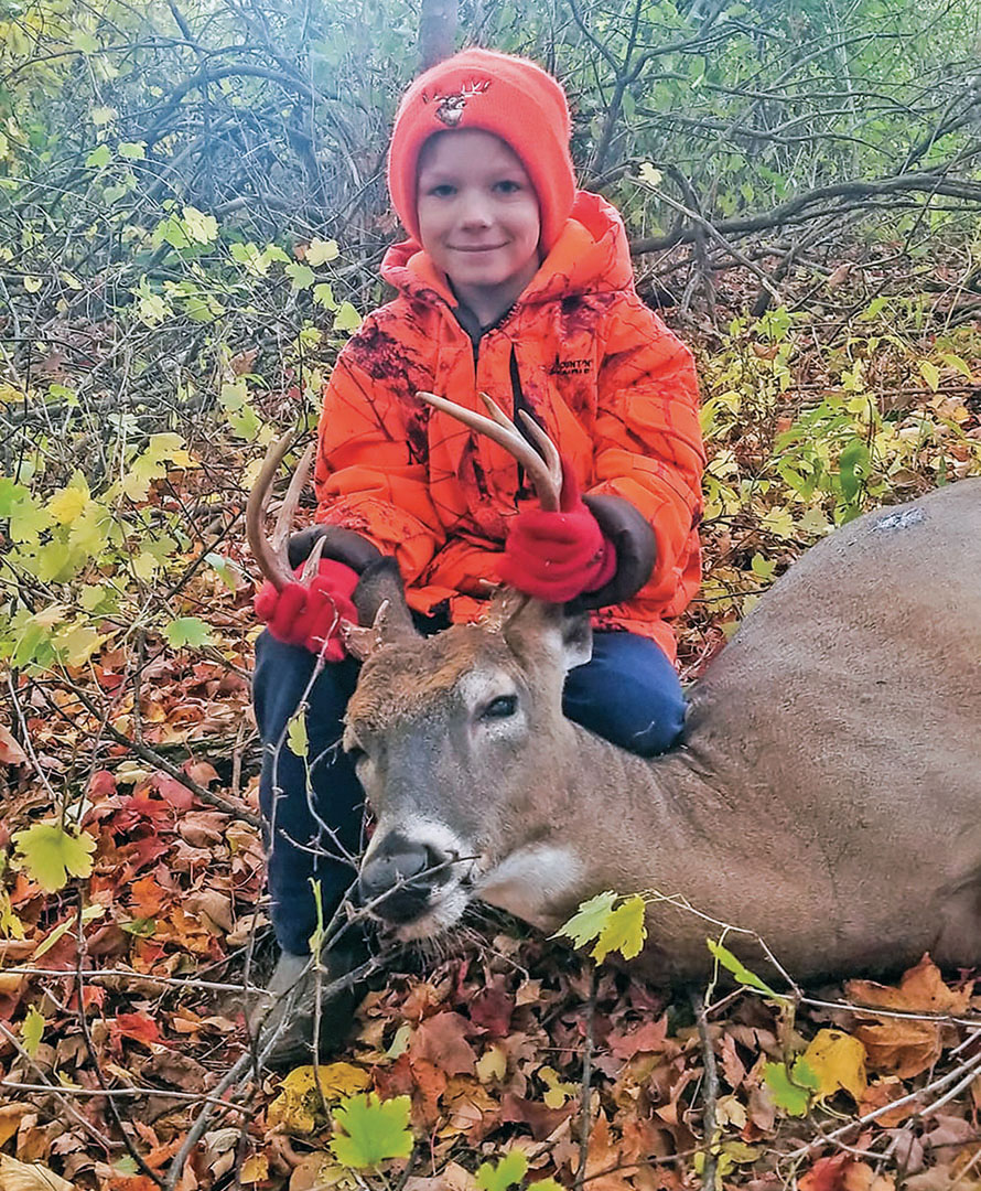 Heier wastes no time in getting his first 10-point buck