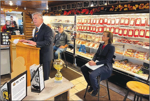 Crescent Meats paid a visit from the White House