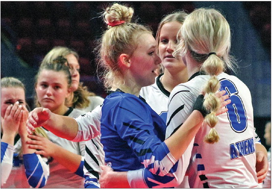 Athens falls at state