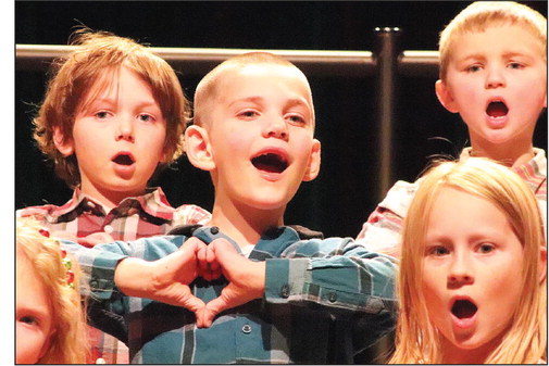 Singing their hearts out