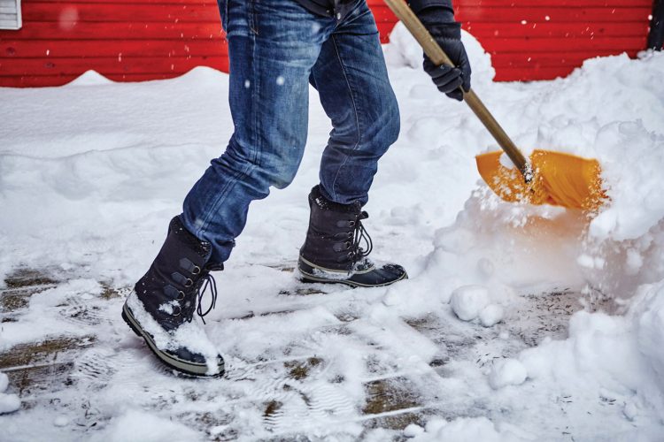 Avoid a heart attack while shoveling the winter’s snow