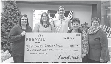 Prevail Bank donated $1,000 to Sand Box Child Care and Preschool Prevail Bank donated $1,000 to Sand Box Child Care and Preschool