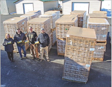 Colby receives donation of 30,000 packs of Lysol wipes