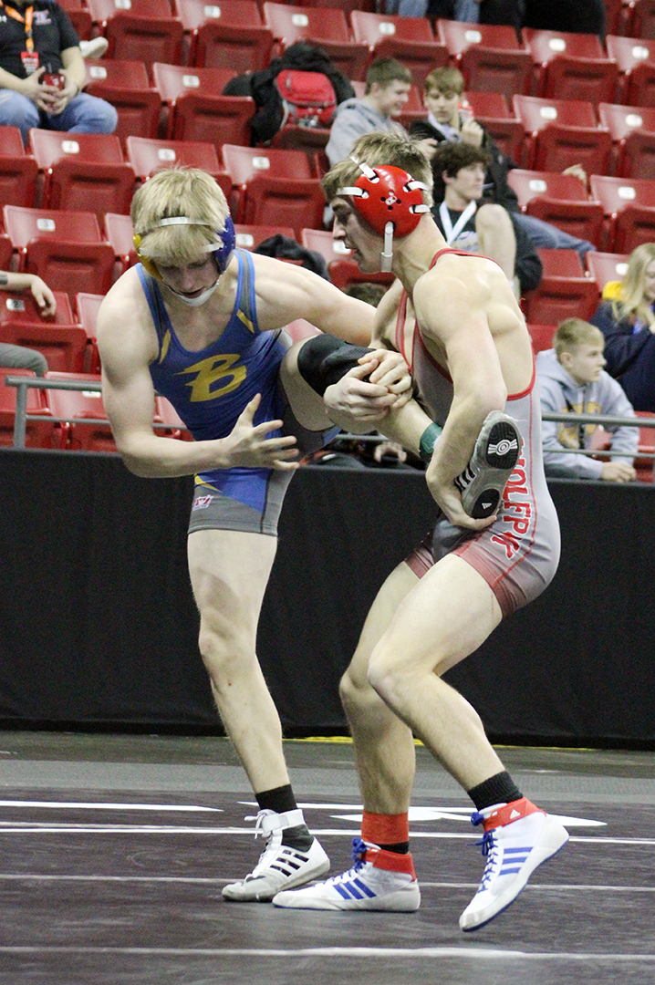 Duellman makes podium at State for the Wolfpack