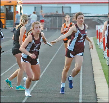 Greyhound girls take 1st place at Medford track meet